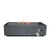 Elements Concrete Fire Pit (Rectangular) - Natural Gas - Dark Gray - Clearance
